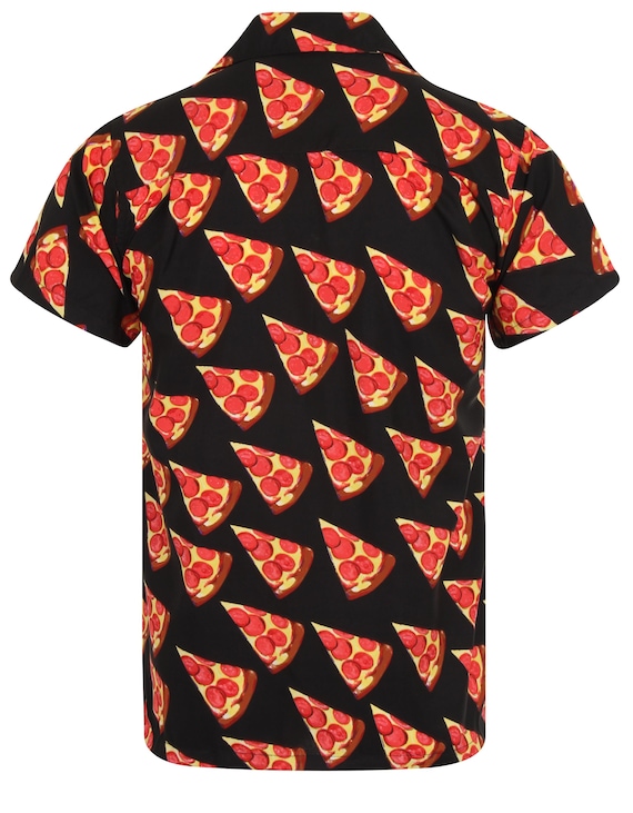 Camisa de pizza, camisa hawaiana para hombre, ruidosa, Aloha, fiesta,  disfraz, divertida, comida rápida para llevar, tallas S, M, L, XL, XXL