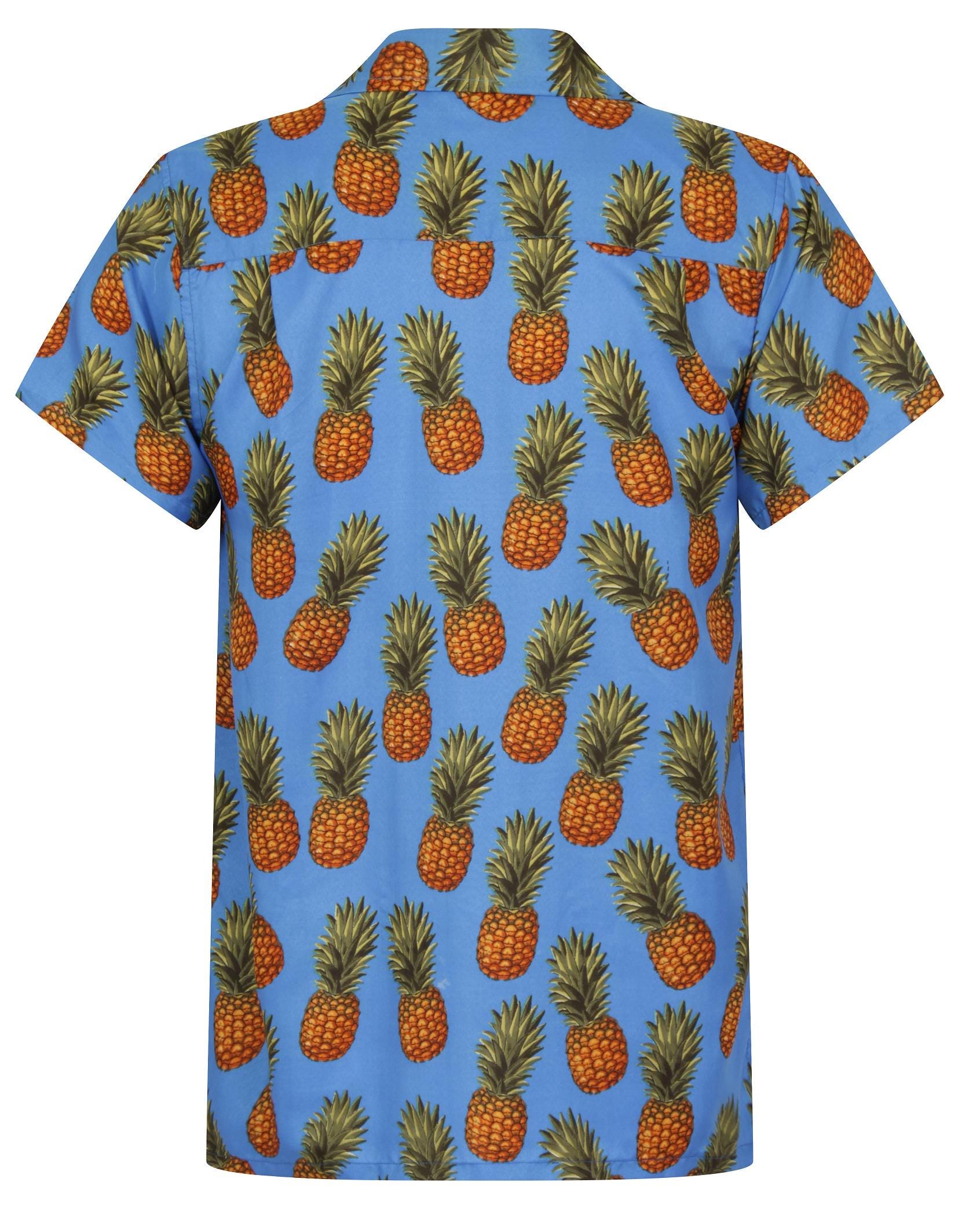 Pineapple Shirt Hawaiian Shirt Mens Loud Aloha Holiday Fancy