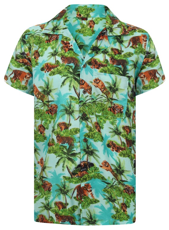 tiger floral shirt