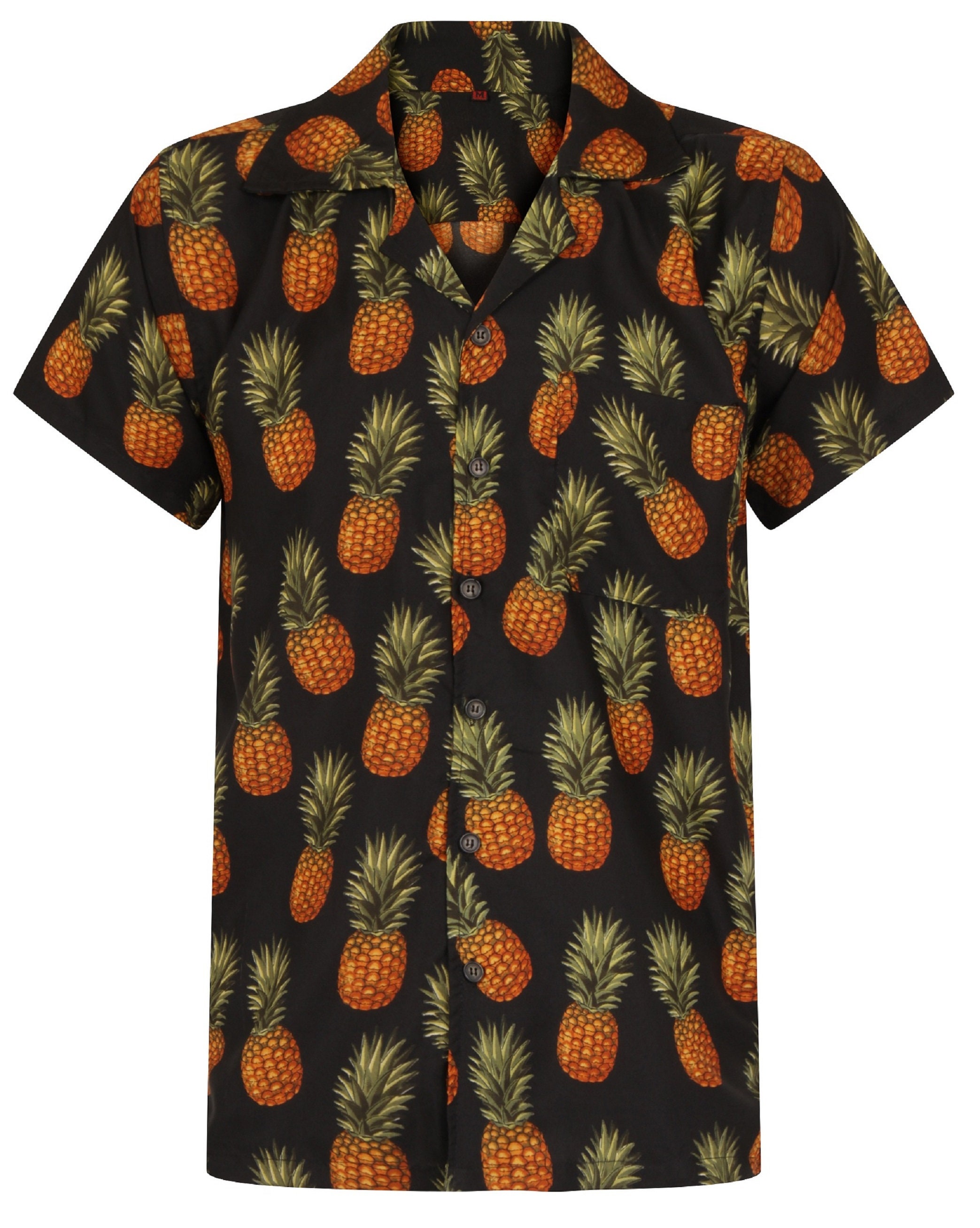 Pineapple Shirt Hawaiian Shirt Mens Loud Aloha Holiday Fancy Dress Funny  Retro Vintage Melon Parrot Fruit Island Party S M L XL XXL 3XL 4XL