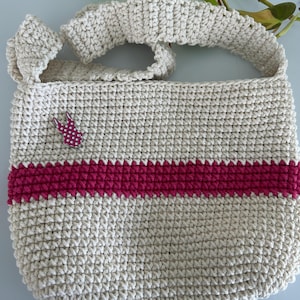 Shoulder bag, crocheted, purse