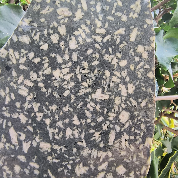 Chinese Writing Stone 6.0" X 4.7 X .25 THICK