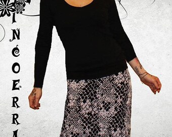 Long petticoat 'Black and white time...'