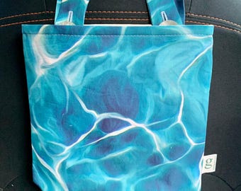 Car garbage bag, car trash bag, car litter bag, car trash, car catch-all bag, earth-friendly bag, green garbage bag. ~Light Blue Ocean ~