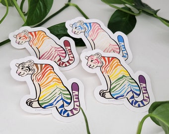 Tigers with Pride - LBGTQIA+ Stickers