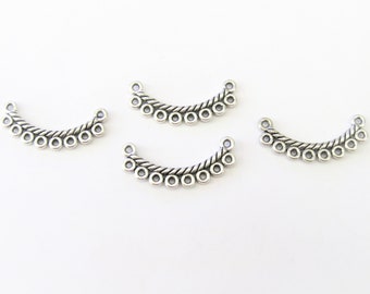 Jewelry Supplies ~  Silver Pendant Necklace Bar  Component Detangler -  Set/4 or 8   (Grp RU)