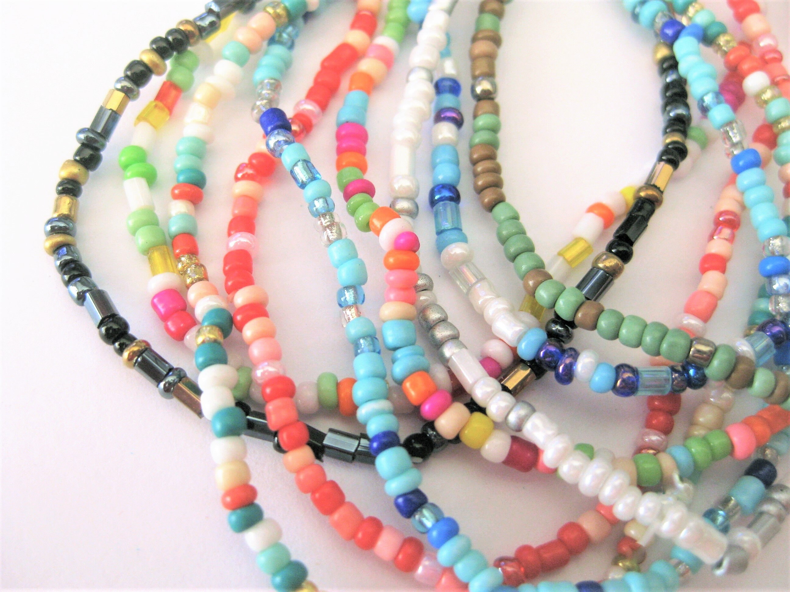 1 Strand About 61~62pcs Beads/Strand Column Polyester Clay Beads String  15.75 Inch(40cm) For Unique Bracelet Necklace Handmade Craft Jewelry Making  Su
