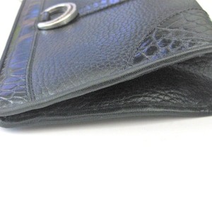 Vintage Purses ~ Brighton Black Wallet Clutch Purse Leather 1980-90's Nice Condition (WBL) image 4