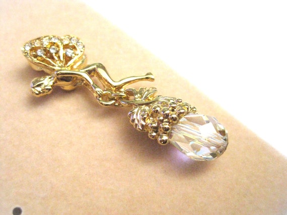 Vintage Jewelry ~  Kirks Folly Fairy Earrings  Gl… - image 7