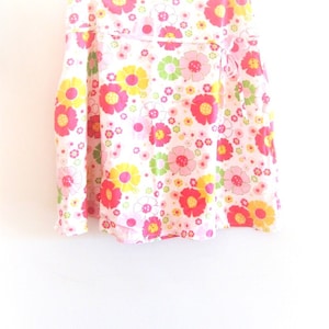 Vintage Clothing ~  Skirt Floral  Cotton  Flowers  by Mix Nouveau  size 8  -  1990&#39;s   (CL)