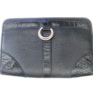 Vintage Purses ~ Brighton Black Wallet Clutch Purse Leather 1980-90's Nice Condition (WBL) image 1