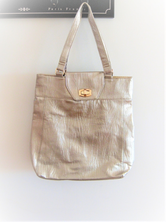 Vintage Purses ~ Avon Mark  Gold  Metallic Handbag