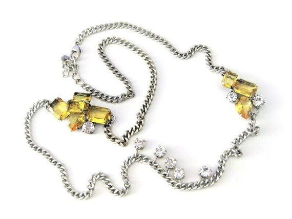 Vintage Jewelry ~  The Loft  Long Necklace  Silve… - image 1
