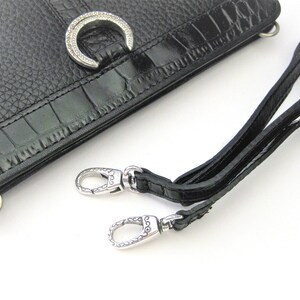 Vintage Purses ~ Brighton Black Wallet Clutch Purse Leather 1980-90's Nice Condition (WBL) image 9