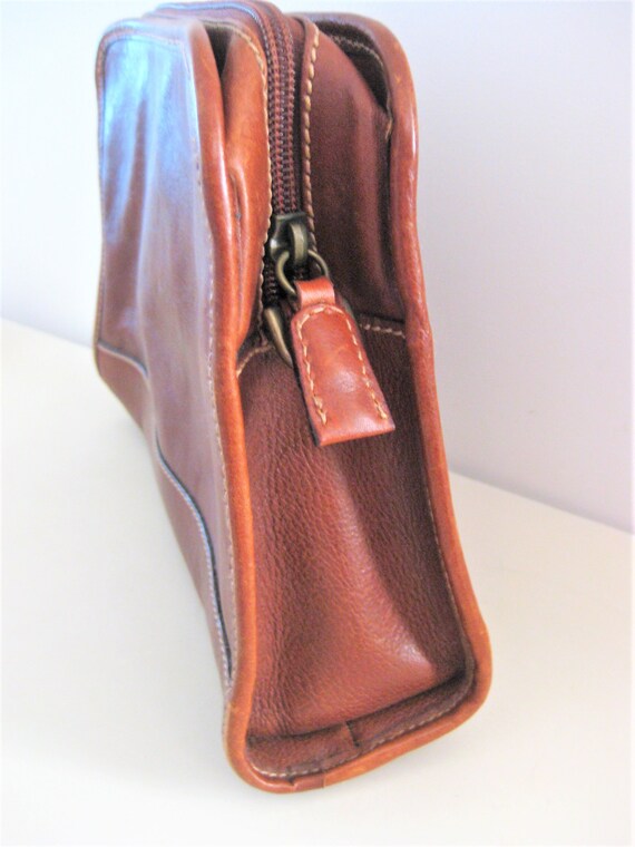 Vintage Purses ~  Talbots  Brown Leather Clutch P… - image 3