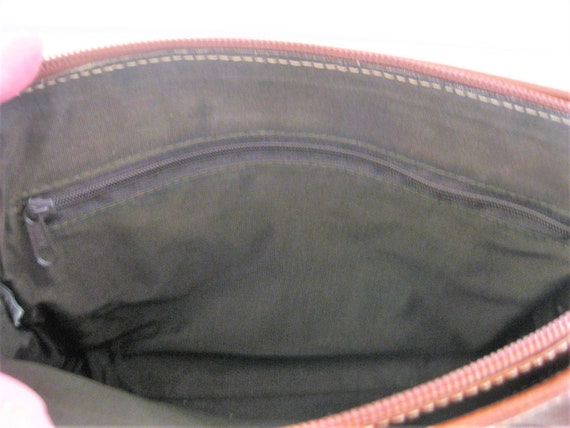 Vintage Purses ~  Talbots  Brown Leather Clutch P… - image 7