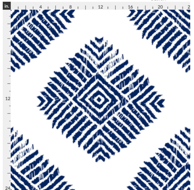 Blue Tribal Ikat Vest with fringes