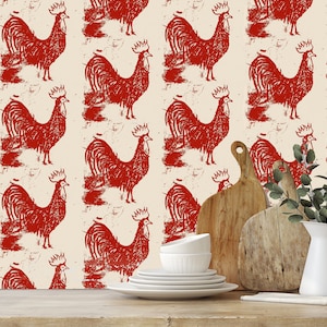 Chickens Fabric Wallpaper and Home Decor  Spoonflower