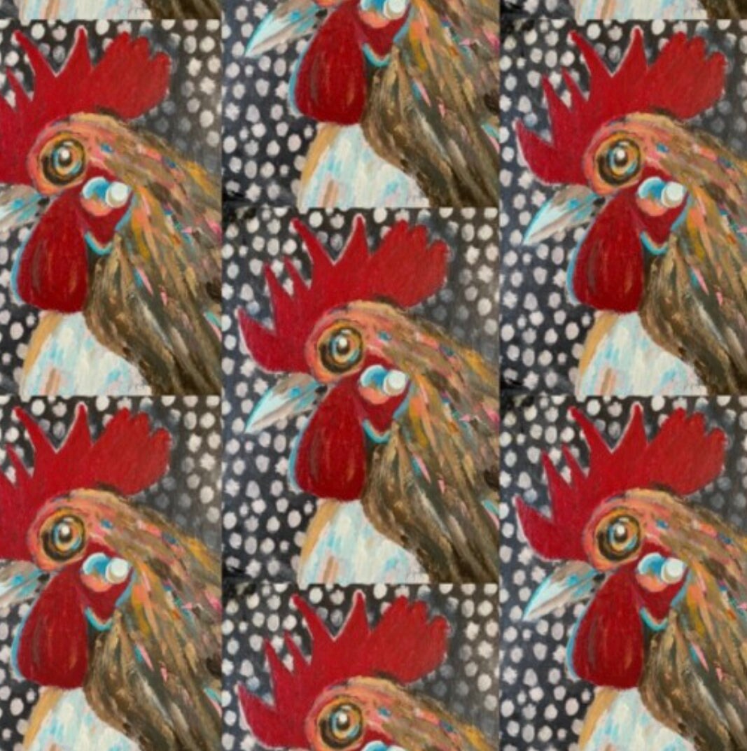 Frank the Rooster Barnyard Boss Wallpaper - Etsy