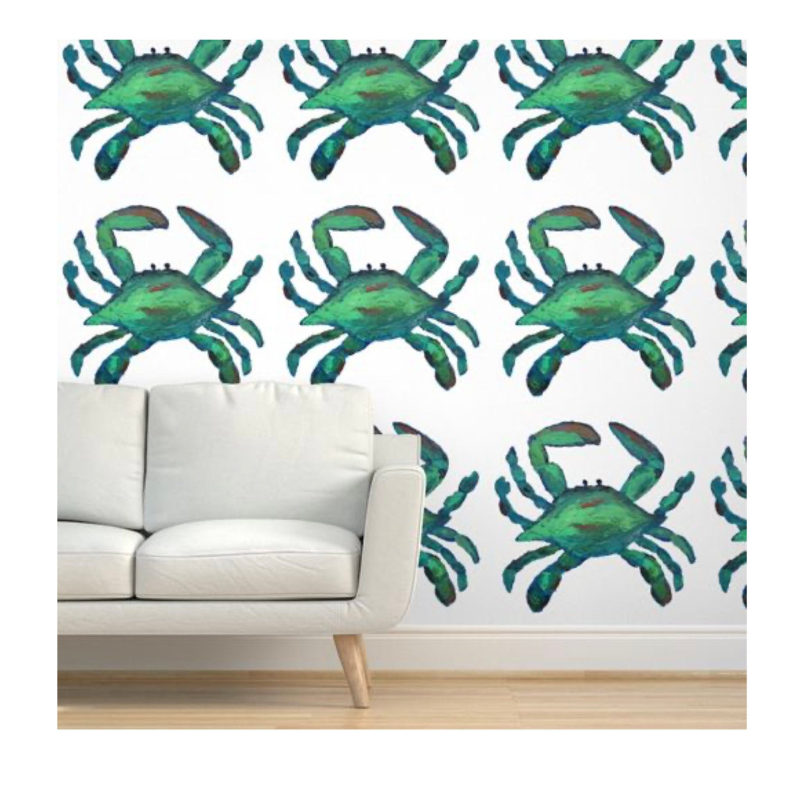 Jumbo Crab Wallpaper - Etsy