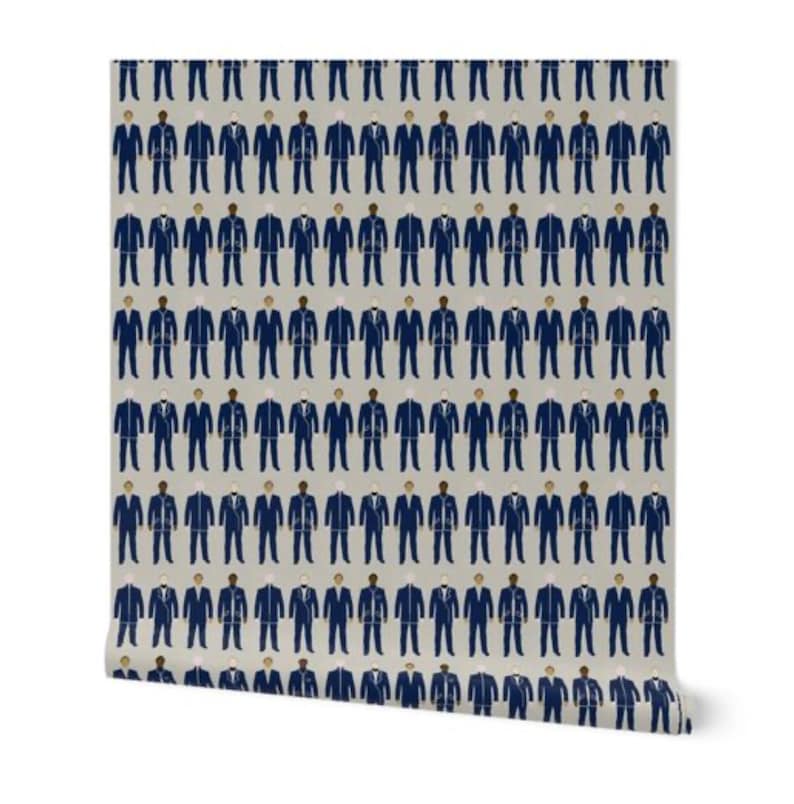 Very Mod Squad; Bauhaus Men Wallpaper - SMALL Scale 