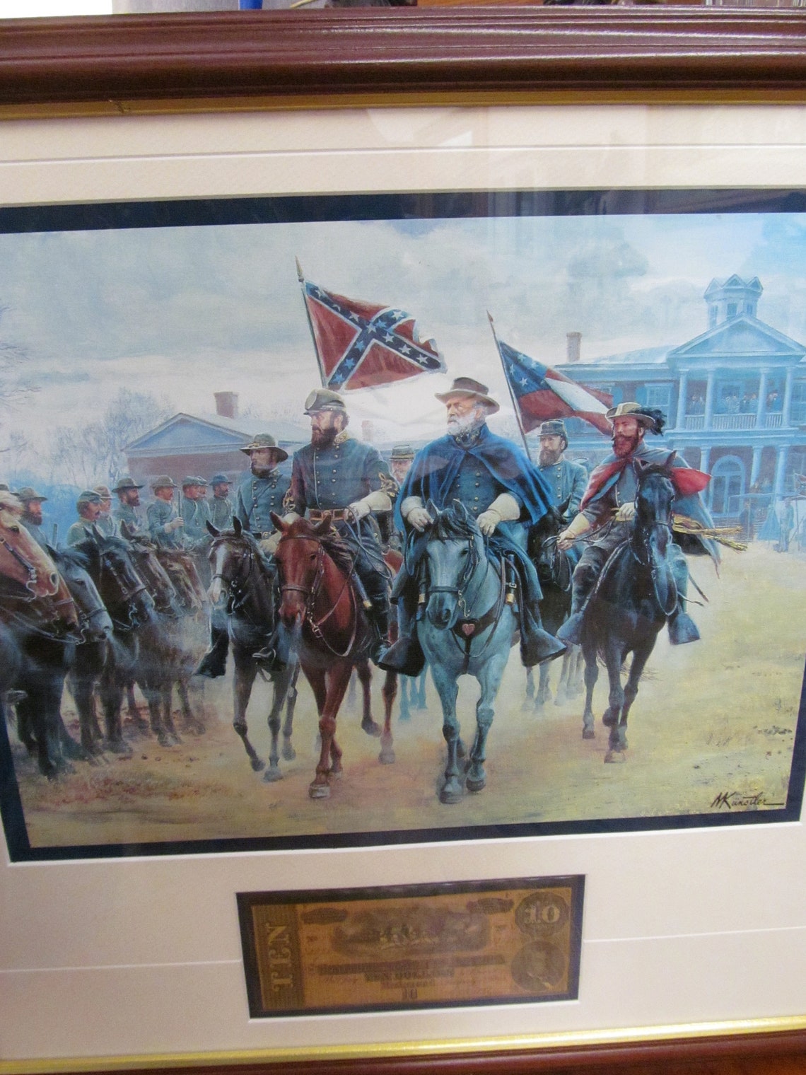 Civil War Memorabilia Print legends in Gray by Etsy