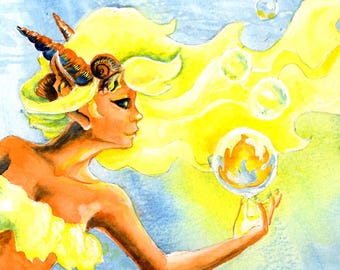 Arte de fan de Pokémon de Eeveelutions de Flareon y las sirenas