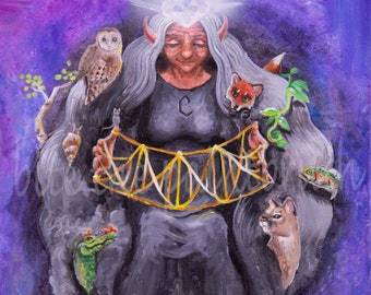 carbon elemental fantasy art