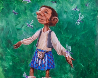 palladium amigable leprechaun arte de fantasía elemental