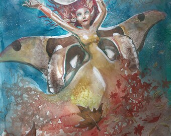 Hada de la luna de la cosecha