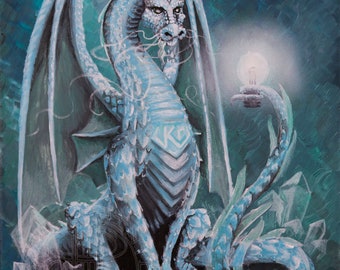 krypton dragon elemental fantasy art