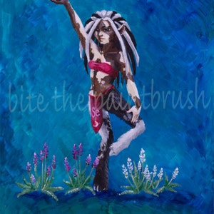 selenium elemental fantasy art faun yoga