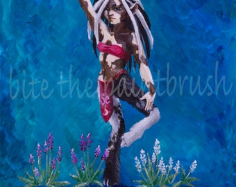 selenium elemental fantasy art faun yoga