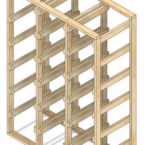 Tote Organizer Build Plans: DIY Garage Storage Rack (PDF Download) - Etsy