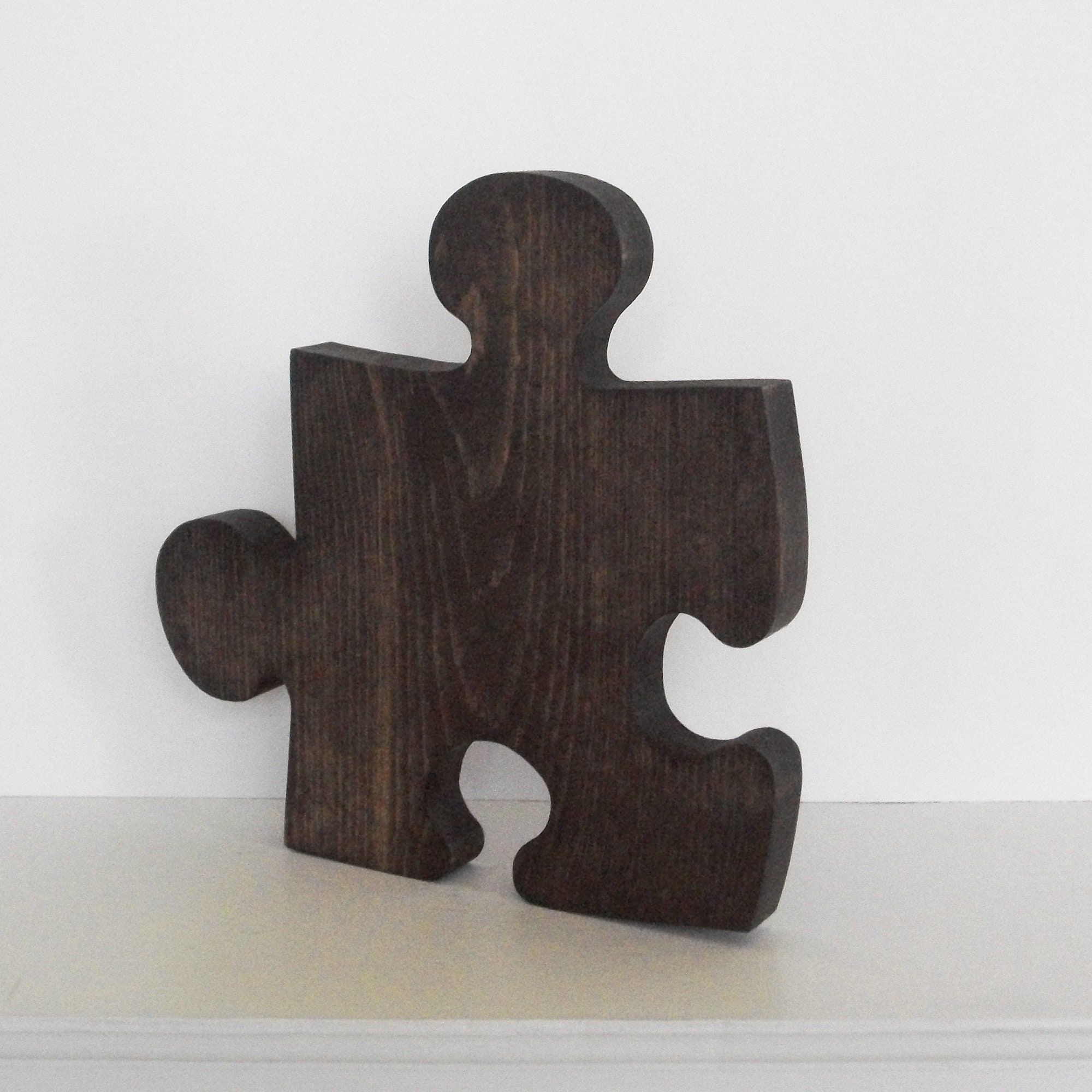 Puzzle Piece Home Decor Wood Puzzle Piece Etsy