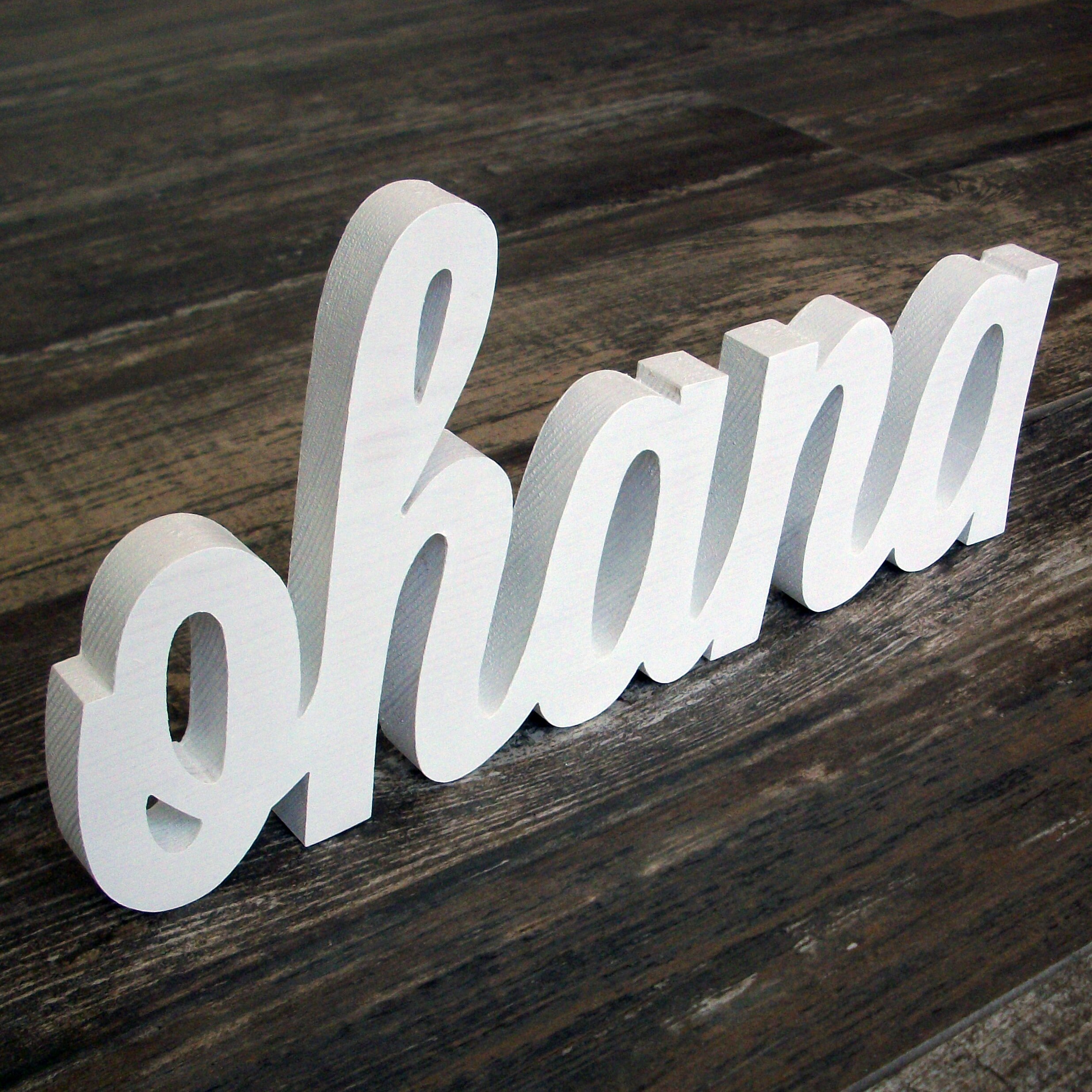 Ohana Wood Sign ohana Word Sign. Painted ohana Letter Sign Etsy