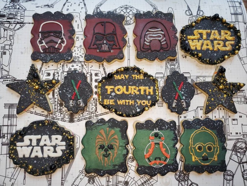 Star Wars inspired cookies image 1