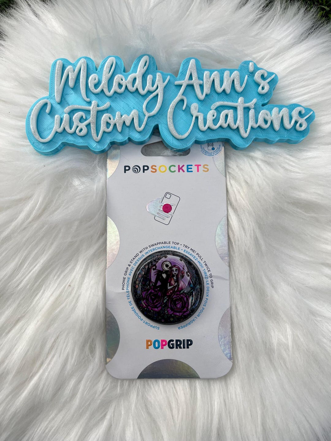 Popsocket, Phone Grip, Swappable, Jack and Sally, Device Grip, RTS