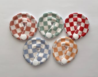 Checkers  G-tube Covers | Gtube Pads | Feeding Tube Pads | Mic-Key Button covers | AMT Button Pads