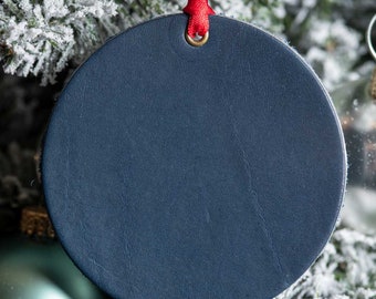 Simple Circle | Leather Ornament