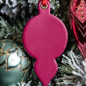 Lamp Shaped Ornament | Leather Ornament