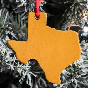 Texas | Leather Ornament