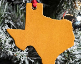 Texas | Leather Ornament