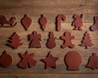 Brown Ornament Collection | Leather Ornaments