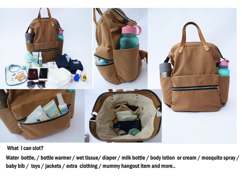 etsy canvas backpack