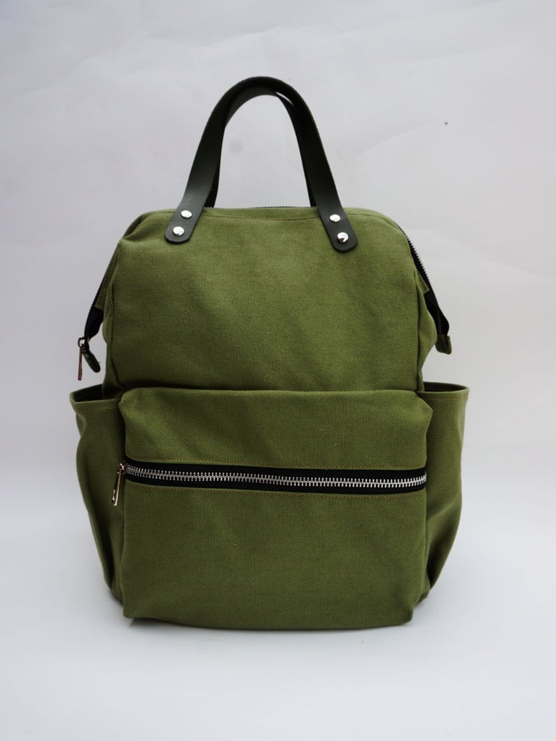 etsy canvas backpack
