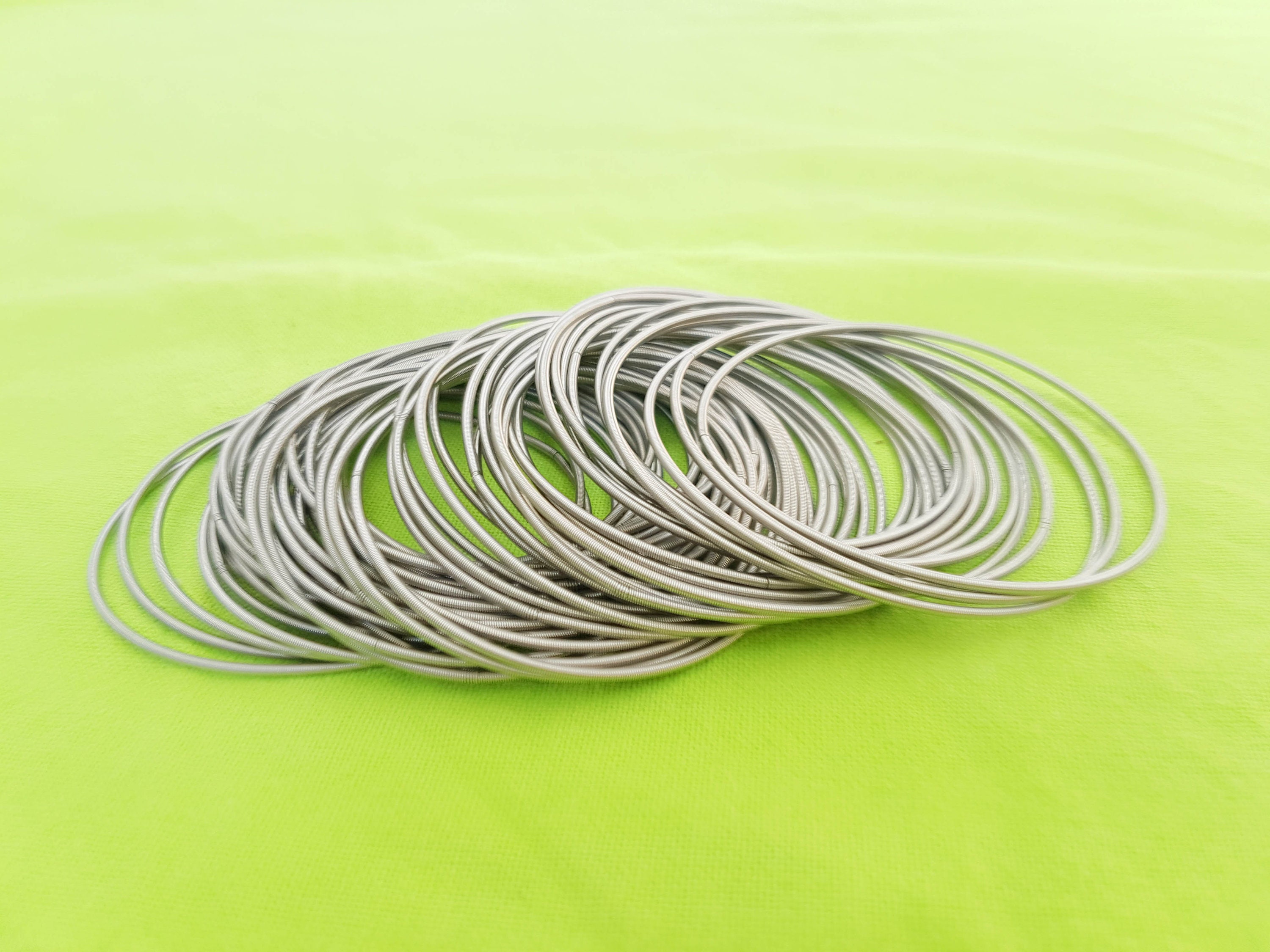 Acciaio Inox Largo & Ondulato Lucidato Bracciale Braccialetto Regalo