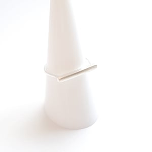 Silver Bar Ring, Bar Silver Ring, Thin Dainty Simple Statement Ring Silver 925, Geometric Horizontal Line Ring