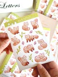 Red Panda Sticker Sheet – Kawaii Journal Stickers product logo
