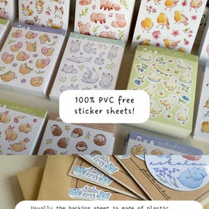 Sloth Sticker Sheet – Kawaii Journal Planner Stickers image 4